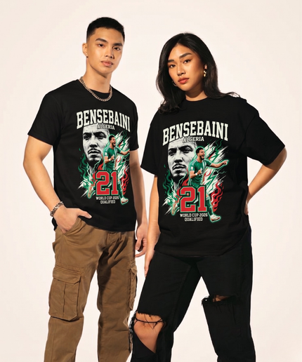 Algérie Ramy Bensebaini #21 Maillot de supporter unisexe Coupe du monde de football 2026