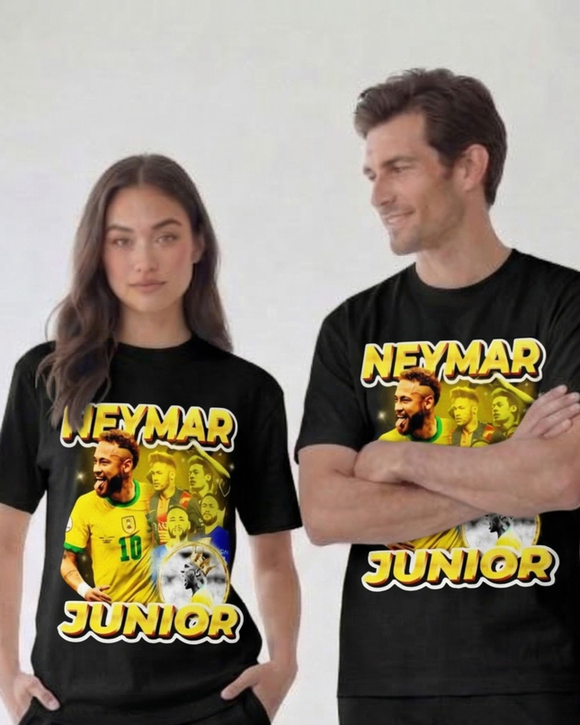 Neymar Junior Gold Edition Brasil Soccer World Cup 2026 Unisex Fan Apparel