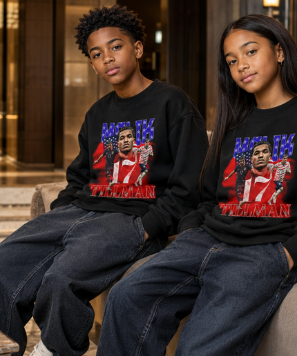 Malik Tillman USA 2026 Kids Fan Crewneck