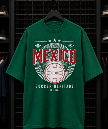 Mexico Soccer Heritage Est. 1927 Kids Fan T-Shirt