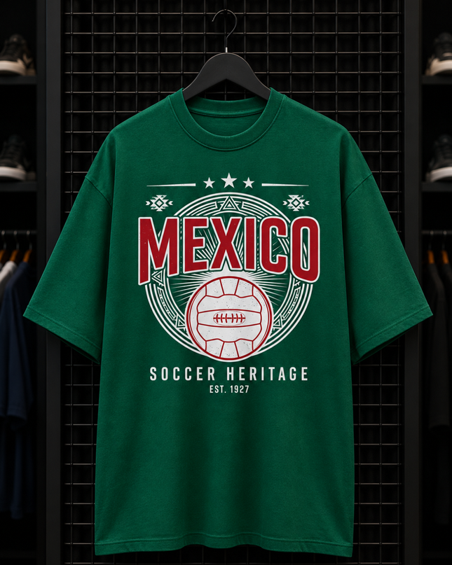 Mexico Soccer Heritage Est. 1927 Kids Fan T-Shirt