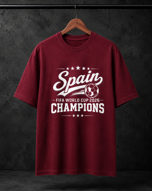 Spain FIFA World Cup 2026 Champions Unisex Fan T-Shirt