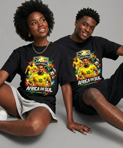 Afrique du Sud 2026 T-shirt de supporter unisexe Coupe du Monde de Football Édition Joueur