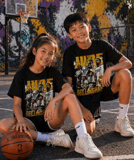 Jude Bellingham Real Madrid Trophy Kids Fan T-Shirt