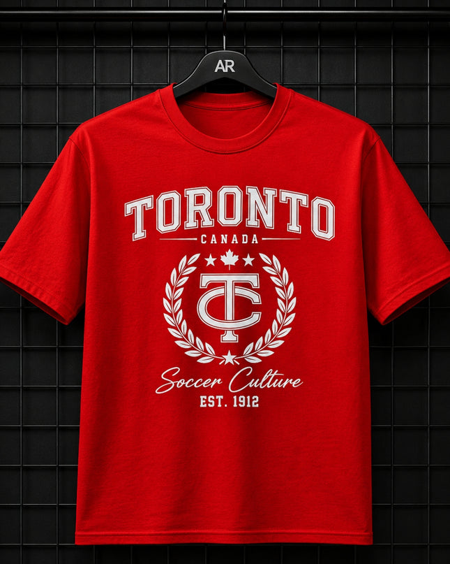 Toronto Canada Soccer Culture Est. 1912 Kids Fan T-Shirt