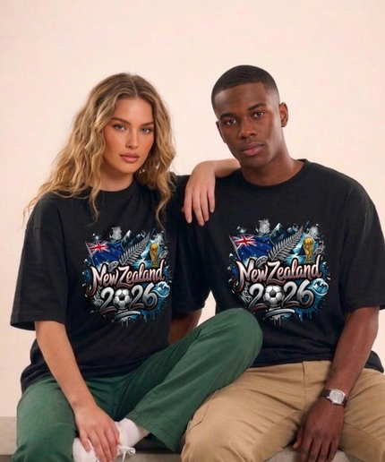 New Zealand 2026 Street Art Unisex Fan T-Shirt