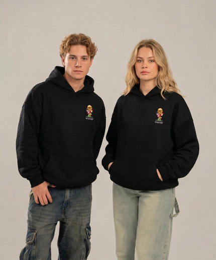 Hoodie Fan Unisexe Lewandowski #9 Équipe Nationale de Pologne Qualifiée pour la Coupe du Monde 2026 - Portrait Feu