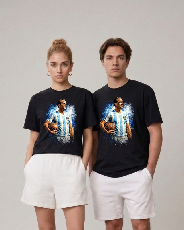Argentina Legend Alfredo Di Stéfano Soccer World Cup Unisex Fan T-Shirt
