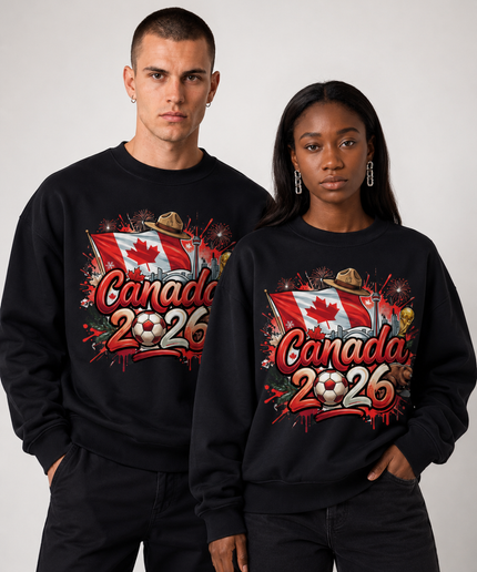 Team Canada World Cup 2026 Unisex Fan Crewneck