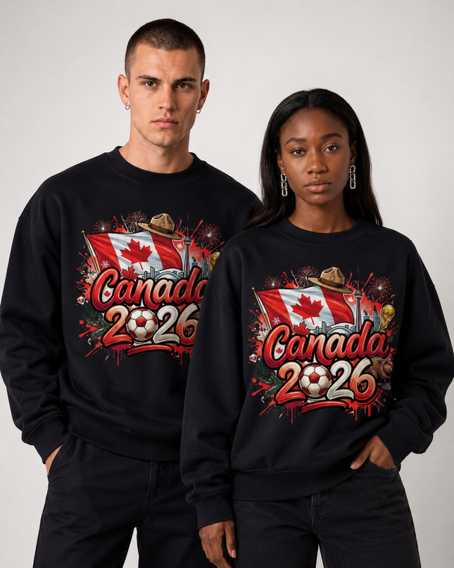 Team Canada World Cup 2026 Unisex Fan Crewneck