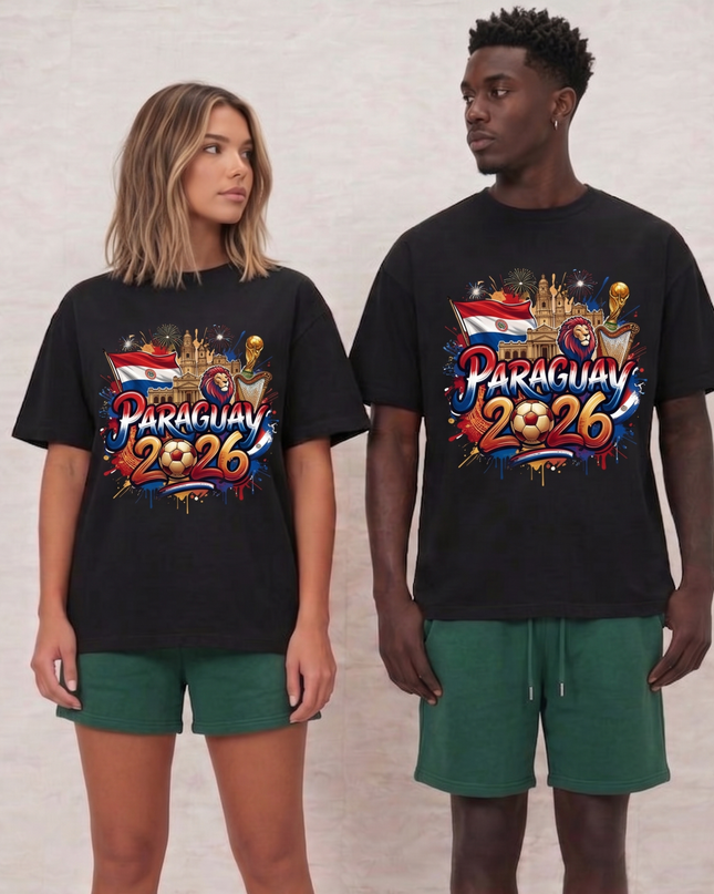 Paraguay 2026 Graffiti Heritage Edition Soccer World Cup Unisex Fan T-Shirt
