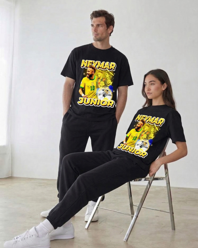 Neymar Junior Gold Edition Brasil Soccer World Cup 2026 Unisex Fan Apparel