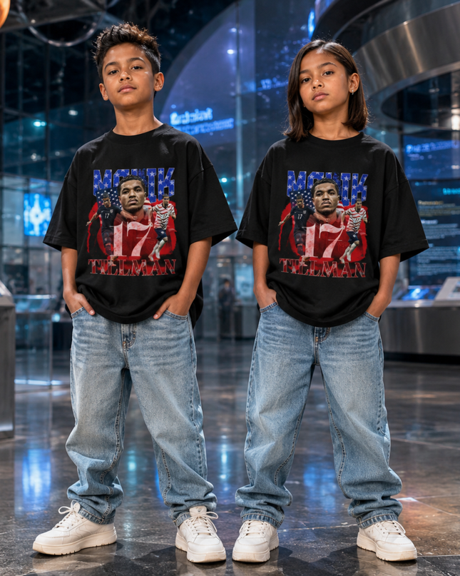 Malik Tillman USA #17 Kids Fan T-Shirt