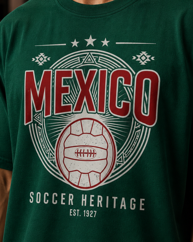 Mexico Soccer Heritage Est. 1927 Kids Fan T-Shirt