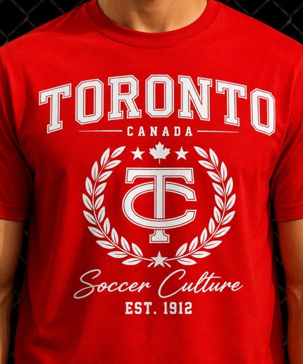 Toronto Canada Soccer Culture Est. 1912 Unisex Fan T-Shirt
