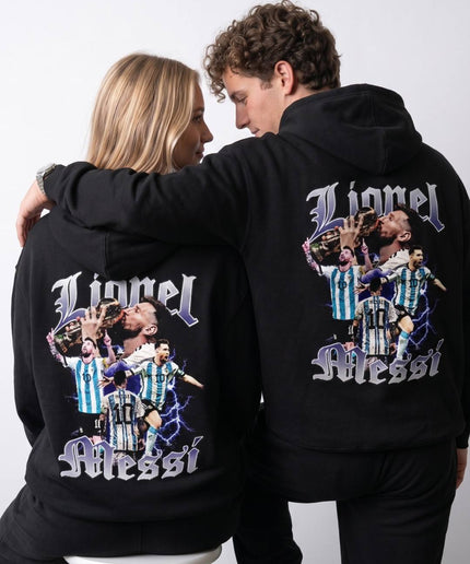 Sweat à capuche unisexe Lionel Messi Argentine Gothique Foudre pour fans