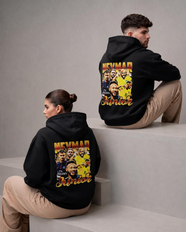 Neymar Junior Retro Collage Unisex Fan Hoodie