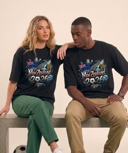 New Zealand 2026 Street Art Unisex Fan T-Shirt