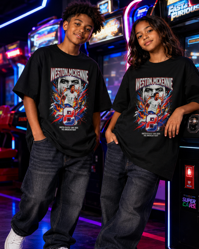 Weston McKennie #8 USA National Team Kids Fan T-Shirt
