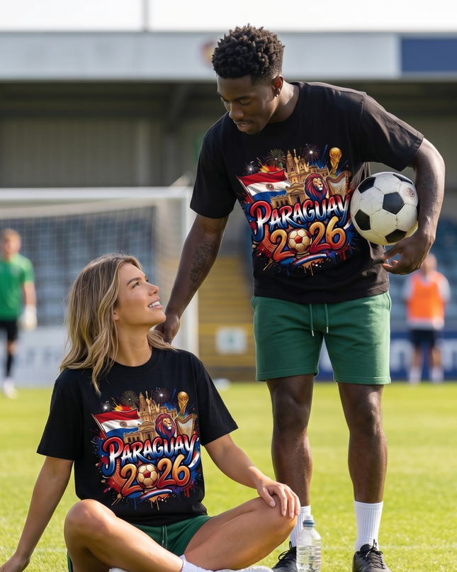 Paraguay 2026 Graffiti Heritage Edition Soccer World Cup Unisex Fan T-Shirt