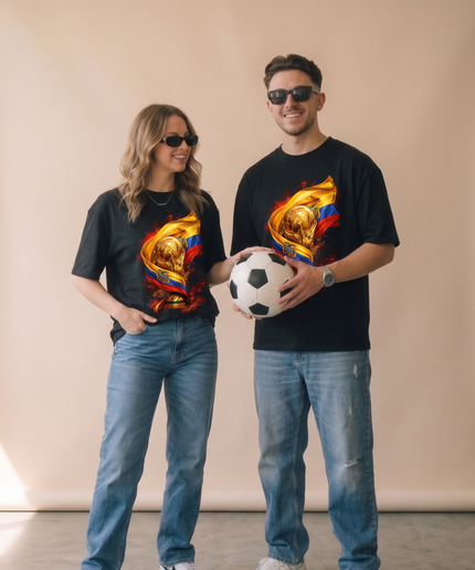 Ecuador Golden Trophy Edition Soccer World Cup 2026 Unisex Fan T-Shirt