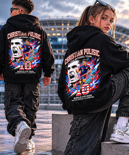Christian Pulisic #10 USA Kids Fan Hoodie