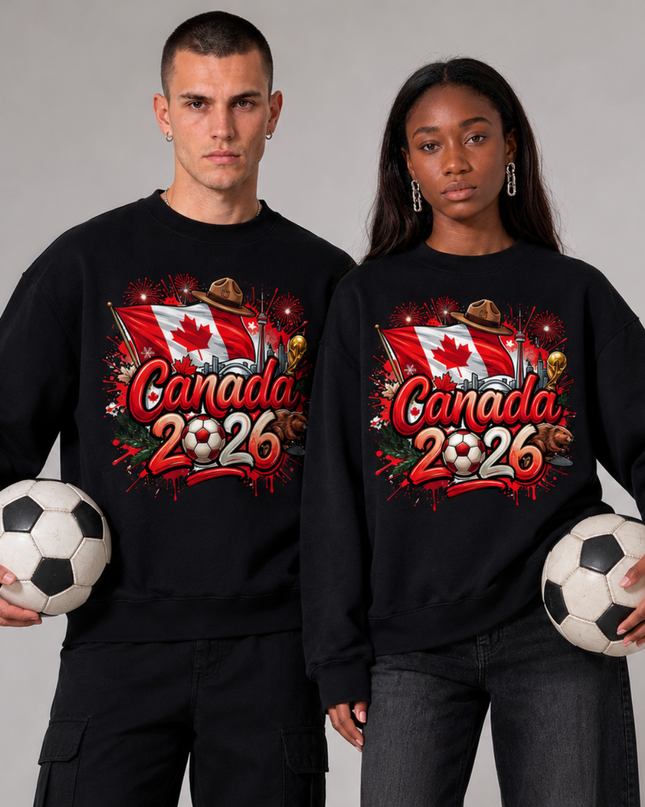 Team Canada World Cup 2026 Unisex Fan Crewneck