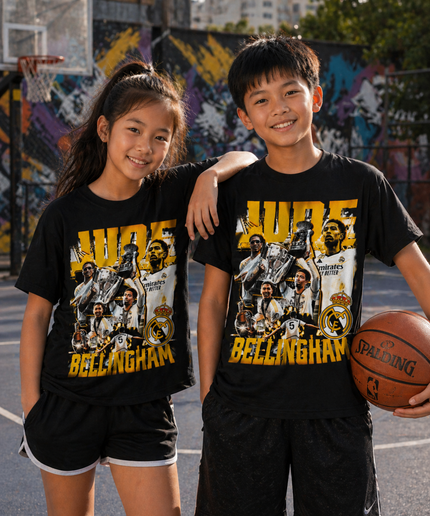 Jude Bellingham Real Madrid Trophy Kids Fan T-Shirt