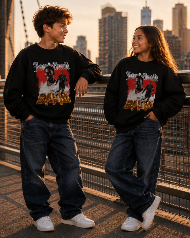 Jonathan David Canada 2026 Kids Fan Crewneck