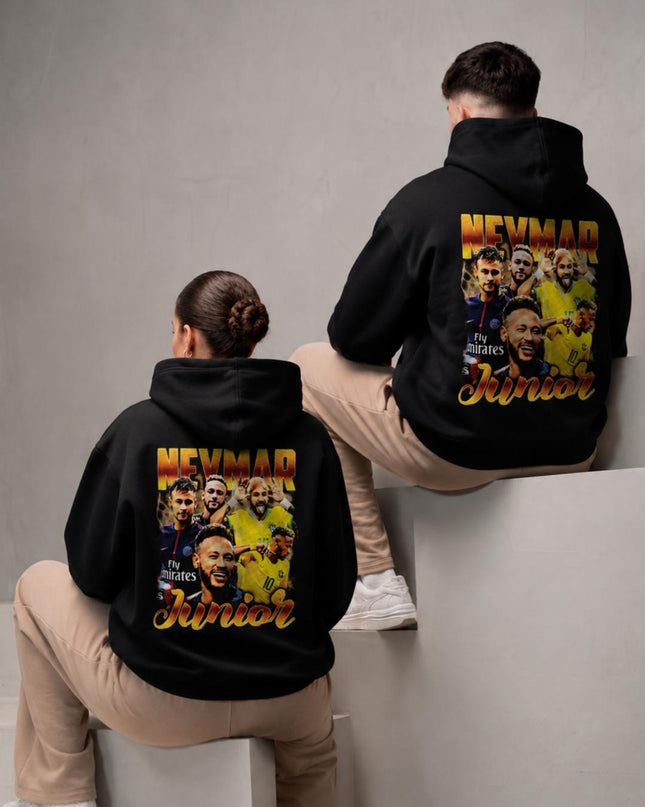 Neymar Junior Retro Collage Unisex Fan Hoodie