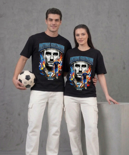 Antoine Griezmann #7 France Les Bleus World Cup 2026 Unisex Fan T-Shirt