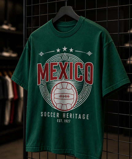 Mexico Soccer Heritage Est. 1927 Kids Fan T-Shirt