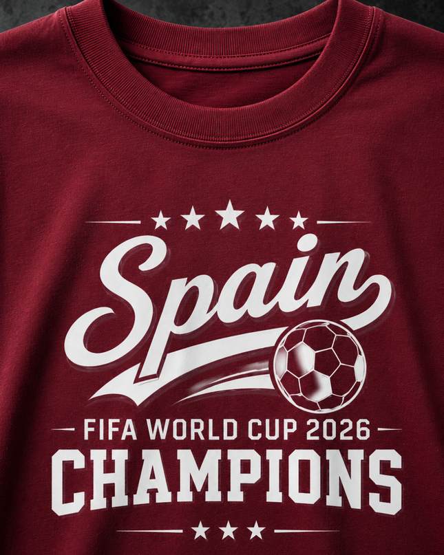 Spain FIFA World Cup 2026 Champions Unisex Fan T-Shirt