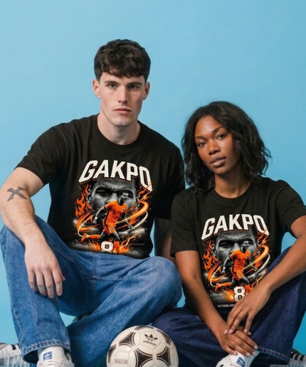 T-shirt unisexe pour fans Gakpo #8 Pays-Bas Qualifiés Coupe du Monde 2026