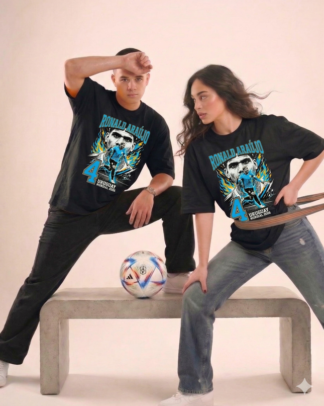 Ronald Araújo #4 Uruguay Mundial 2026 Unisex Fan T-Shirt