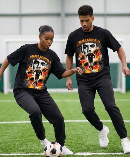 T-shirt unisexe fan Jamal Musiala #14 – Équipe nationale d'Allemagne Coupe du Monde 2026