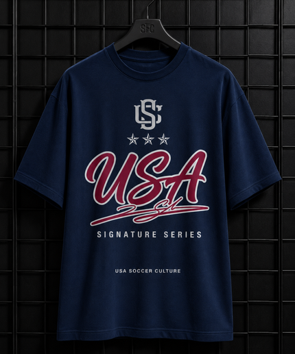 USA Signature Series Soccer Culture Kids Fan T-Shirt