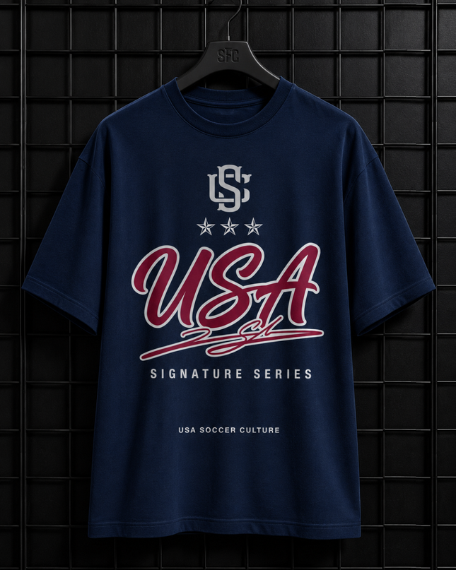USA Signature Series Soccer Culture Kids Fan T-Shirt