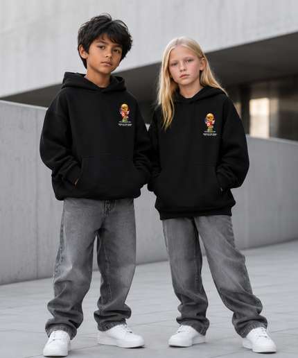 Jonathan David Canada Kids Fan Hoodie - Red Graphic Edition