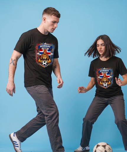Norway 2026 World Cup Lion Crest Unisex Fan T-Shirt