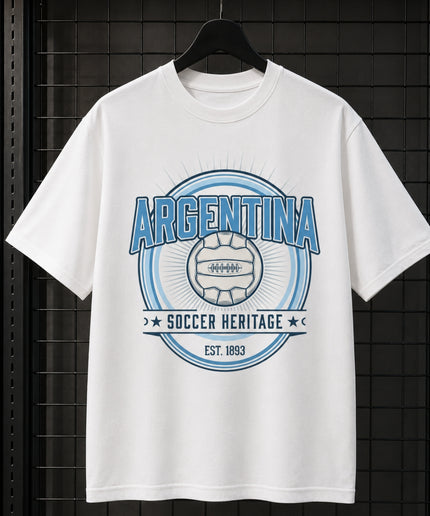 Argentina Soccer Heritage Est. 1893 Unisex Fan T-Shirt