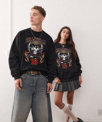 Jude Bellingham England National Team WC 2026 Fire Unisex Fan Crewneck