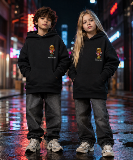 Kylian Mbappé France #10 Feu Foudre Enfants Fan Sweat à Capuche
