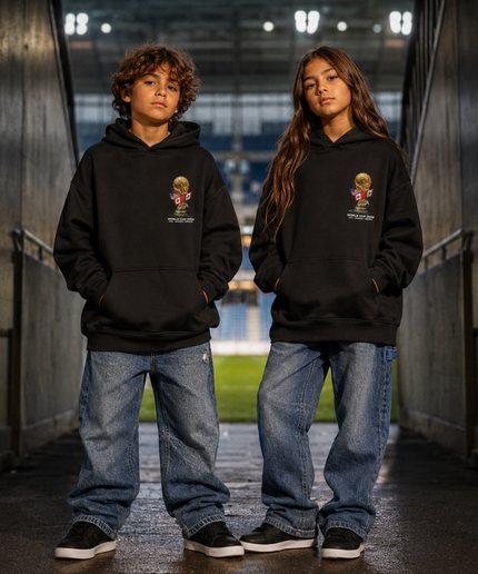 Lamine Yamal Barcelona Blaugrana Script Signature Swoosh Kids Fan Hoodie