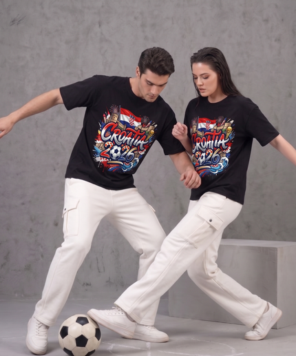 Croatia 2026 Graffiti Edition Soccer World Cup 2026 Unisex Fan T-Shirt