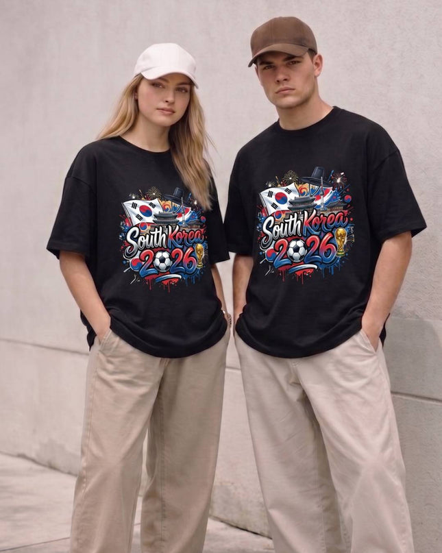South Korea 2026 Graffiti Fiesta Soccer World Cup Unisex Fan T-Shirt