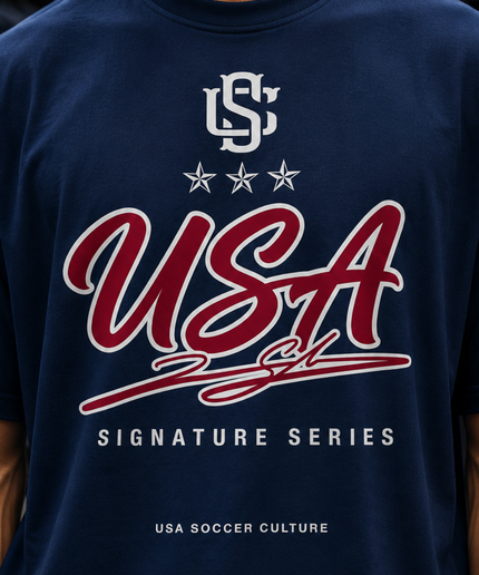 USA Signature Series Soccer Culture Kids Fan T-Shirt