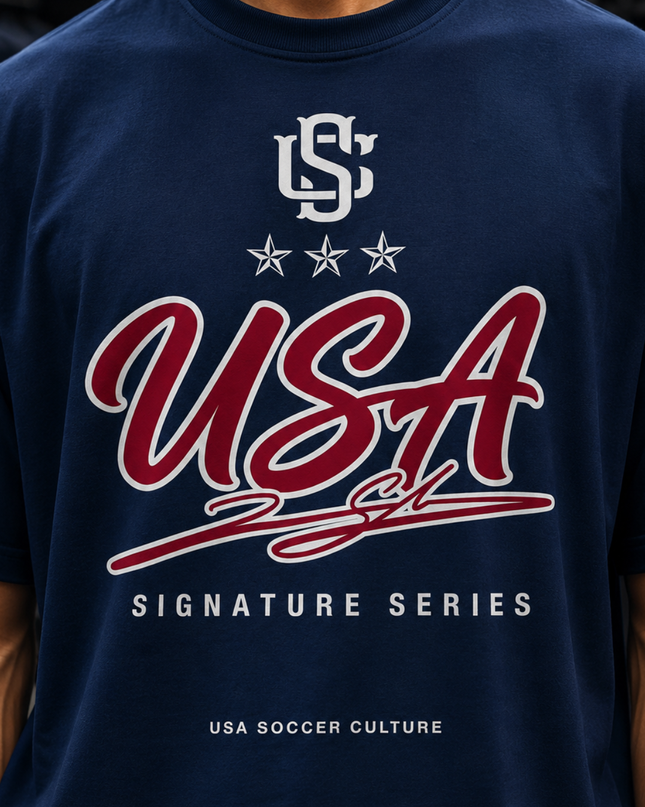 USA Signature Series Soccer Culture Kids Fan T-Shirt
