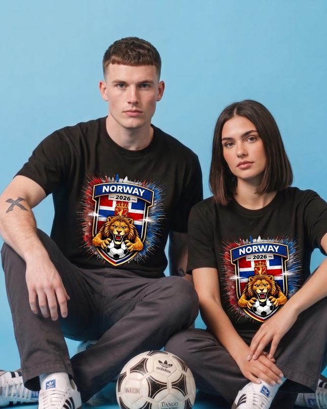 Norway 2026 World Cup Lion Crest Unisex Fan T-Shirt