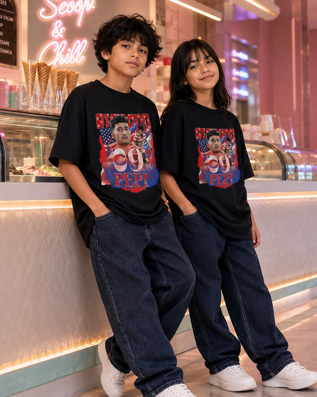 Ricardo Pepi USA #9 Kids Fan T-Shirt